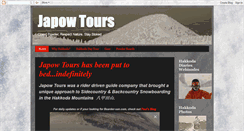 Desktop Screenshot of japowtours.com