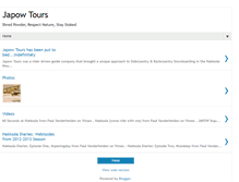 Tablet Screenshot of japowtours.com